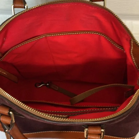 Suede Burgundy and Brown Dooney and Bourke - Picture 9 of 10
